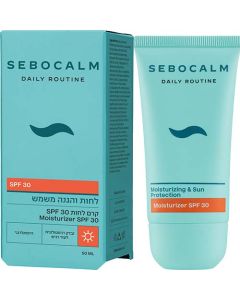 Moisturizing and sun protection SPF30 Sebocalm